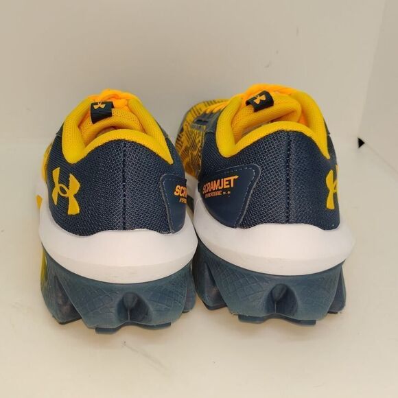 Under Armour Boys Pre-owned Scramjet Hypersonic Orange & Green Sneakers - sz. 7Y - Picture 5 of 7